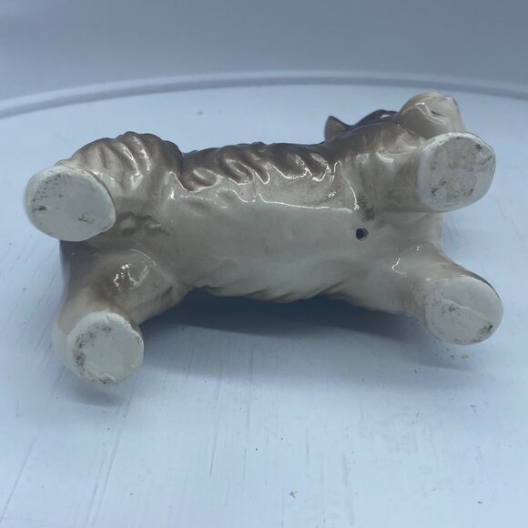 Vtg Scottish Terrier Figurine SCOTTIE 4" x 4" Glossy Collector Decor - Picture 6 of 8